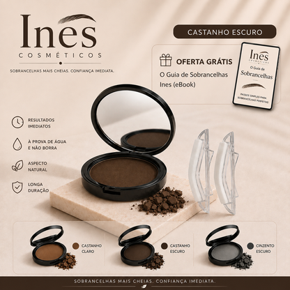 INES BROW STAMP™ Sobrancelhas perfeitas em segundos.